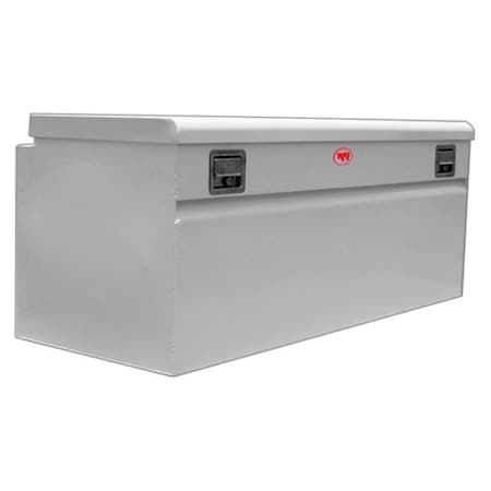 Rki MTB60-1NM Single Lid Steel Chest Tool Box for 8 ft. Beds, White RKIMTB60-1NM